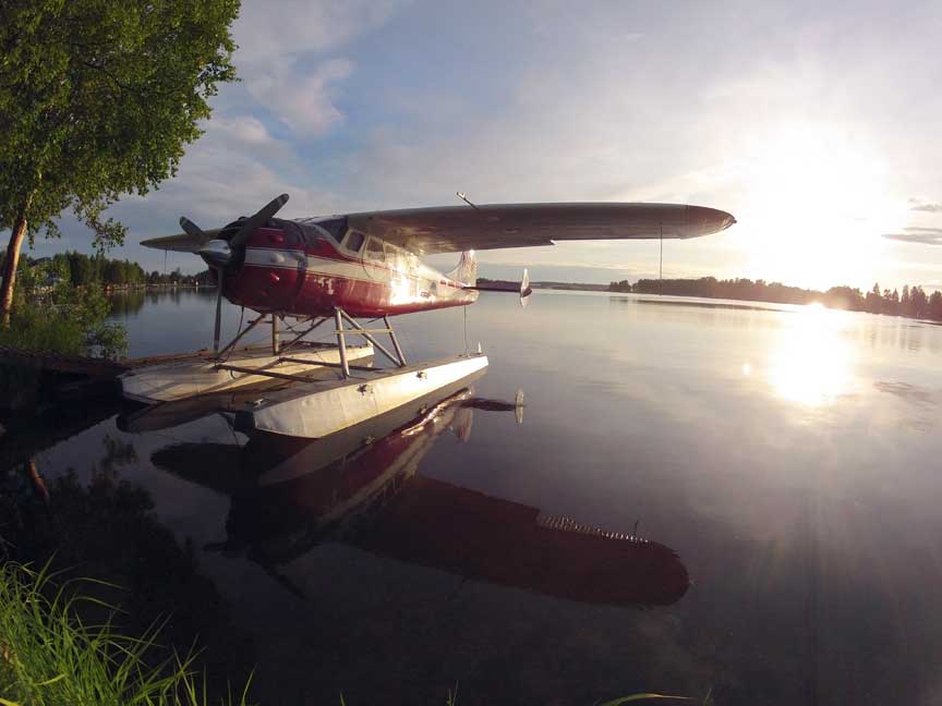 De Havilland Beaver on Lake Hood, Alaska.