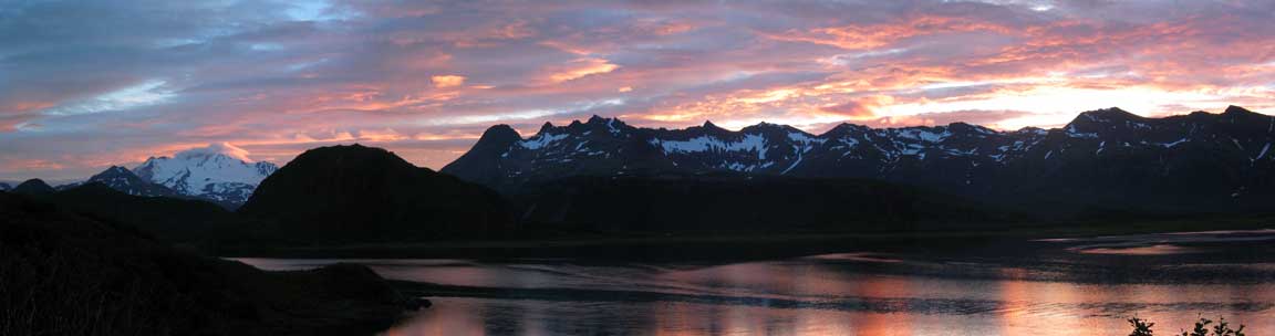 Sunrise in Nakalilok Bay, Alaska